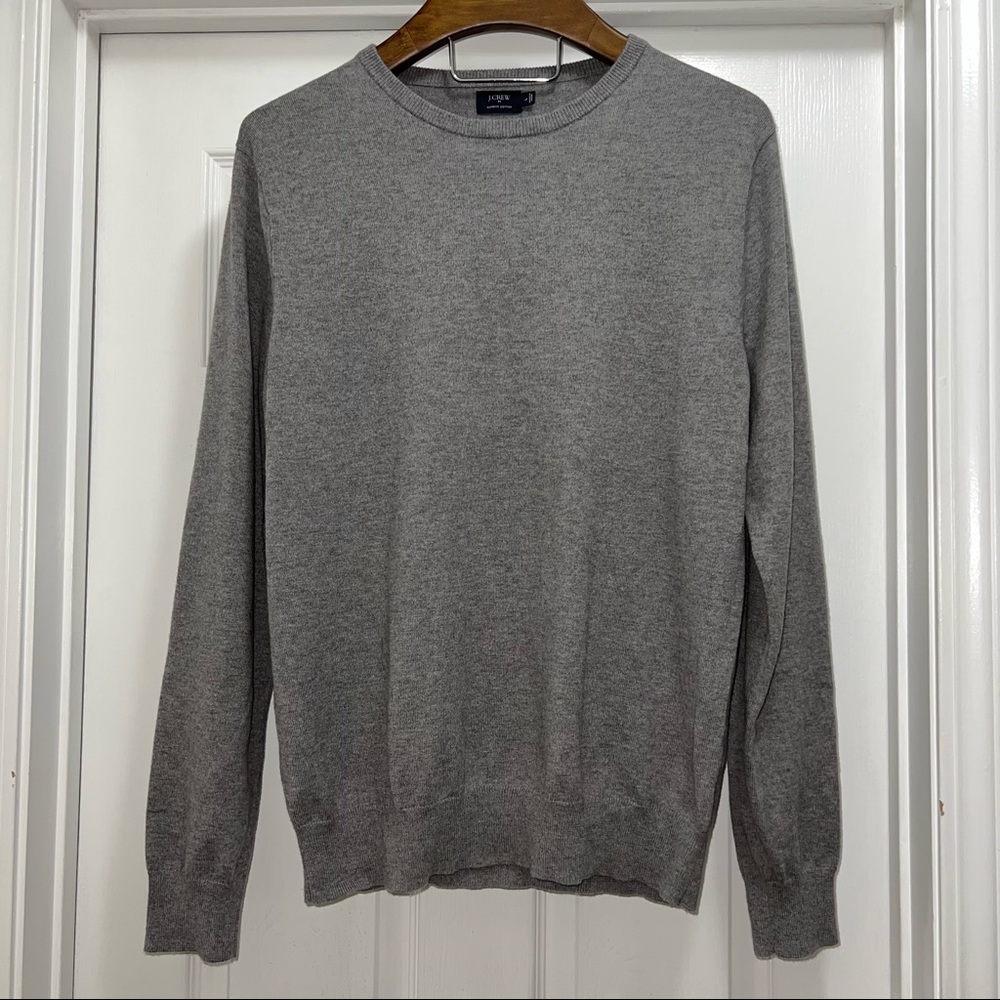 JCrew gray long sleeve sweater